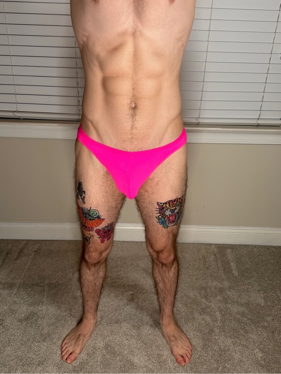 Other - Men's Bright Pink Low-Rise Briefs Medium